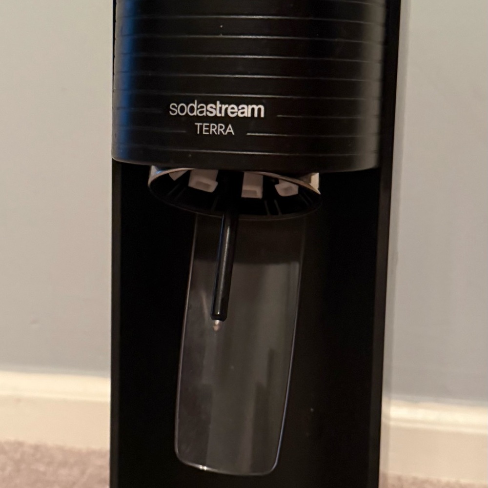SodaStream Terra Black Sparkling Water Maker